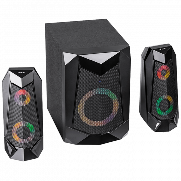 Tracer Zvučnici 2.1 sa RGB osvjetljenjem, Bluetooth - HI-CUBE 2.1 RGB FLOW