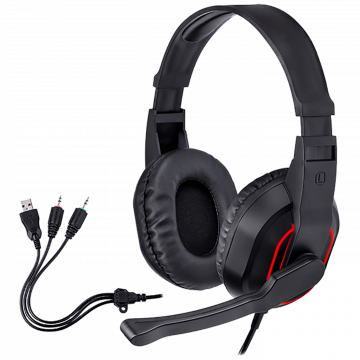 Tracer Slušalice sa mikrofonom, gaming, RGB, USB, 3.5mm - GAMEZONE RADIAN RGB FLOW
