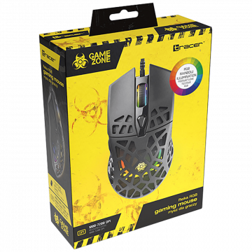 Tracer Miš optički, gaming, 7200 dpi, RGB, USB - GAMEZONE REIKA RGB
