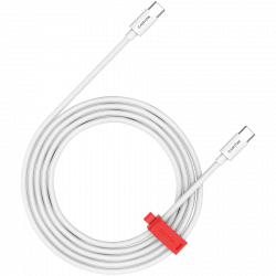 CANYON CC60AB USB-C kabel 60W, 1.2m, bijeli, pleteni