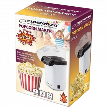 Esperanza Aparat za kokice , 1200 W - EKP005W