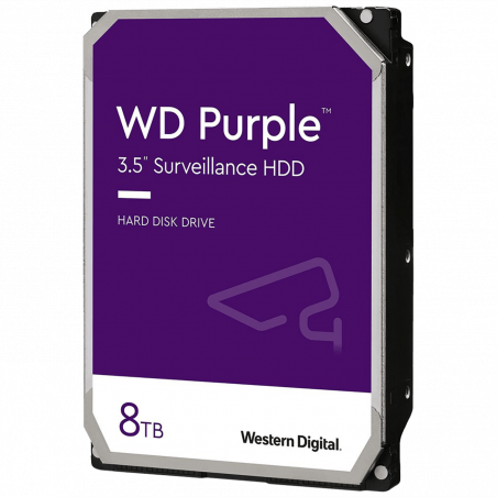 Western Digital Hard disk 3,5", 8TB, Caviar Purple, pog. za video nadzor - WD84PURZ