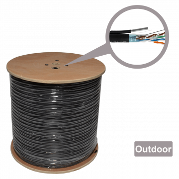 Connect XL Mrežni FTP kabl sa sajlom, CAT6e, 305 met - CAT6-FTP-CCA Messenger