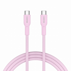 CANYON OnWire 60CL USB-C kabel 60W, 1m, pleteni, roze