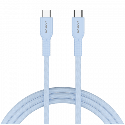 CANYON OnWire 60CL USB-C kabel 60W, pleteni, 1m, Light Blue