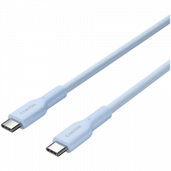 CANYON OnWire 60CL USB-C kabel 60W, pleteni, 1m, Light Blue