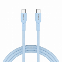 CANYON OnWire 60CL USB-C kabel 60W, pleteni, 1m, Light Blue