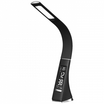MeanIT Lampa, LED, stolna sa satom, alarmom i termometrom - L5