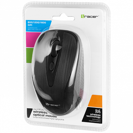 Tracer Miš bežični, 1600 dpi, 2.4 GHz, USB nano, Plug&Play - MOUSE JOY II RF NANO USB