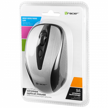 Tracer Miš bežični, 1600 dpi, 2.4 GHz, USB nano, Plug&Play - MOUSE JOY II RF NANO USB Silver