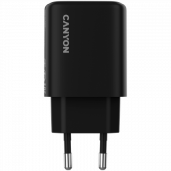 CANYON OnCharge 200 punjač 20W, 1xUSB-C PD i 1xUSB-A QC, crni