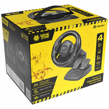 Tracer Gaming volan, 4u1, PC / PS2 / PS4 / X Box ONE - RAYDER 4IN1 PC/PS3/PS4/XONE