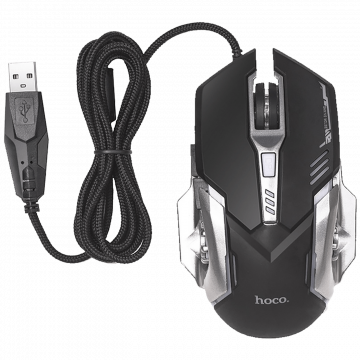 hoco. Tipkovnica+miš, gaming set, RGB osvjetljenje, USB - GM12