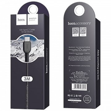 hoco. USB kabl za smartphone , USB type C, dužina 3 met. - X20 Flash type C 3m