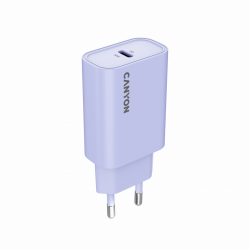 CANYON OnCharge 30CL Max Power 30W punjač sa 1xUSB-C PD, EU, ljubičasti