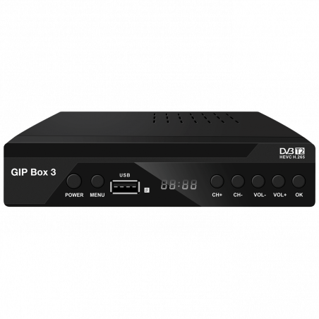 Golden Interstar Prijemnik zemaljski, DVB-T2, H.265, HDMI, SCART - GIP Box 3