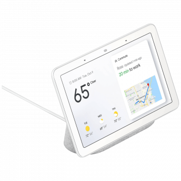 Google Pametni 7" zaslon, Google Assistant, WiFi, Bluetooth - Google Nest Hub Chalk