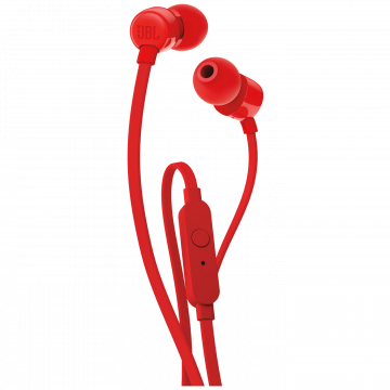 JBL Slušalice sa mikrofonom, 3.5 mm jack, crvena - T110 Red