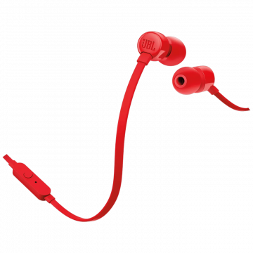 JBL Slušalice sa mikrofonom, 3.5 mm jack, crvena - T110 Red
