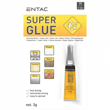 Entac Trenutno ljepilo, univerzalno, 3 g - Superglue 3g B1