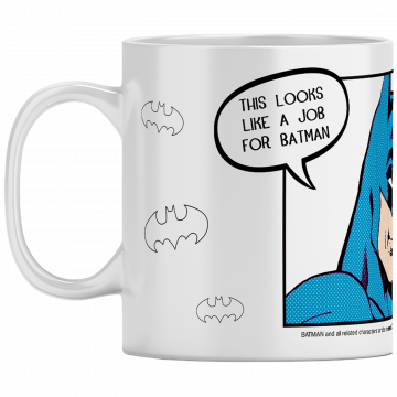 DC Šolja, Batman, 330 ml - Batman 056 DC White mug