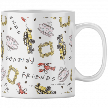 Friends Šolja, Friends, 330 ml - Friends 041 Friends Black mug