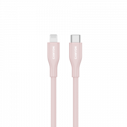 CANYON CLNM60 USB-C na Lightning kabel 1m, 60W, MFi certificiran, pink