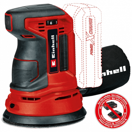 Einhell Aku ekscentrična brusilica, bez baterije - PXC Aku TE-RS 18 Li - Solo