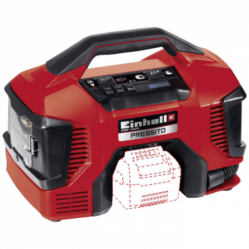 Einhell Hibrid kompresor, 11 bar-a, bez baterije - Power X Change PRESSITO