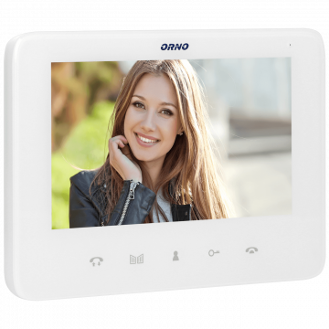 Orno Video interfon 7", set, Scuti - OR-VID-VP-1073/W