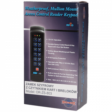 Orno Tastatura sa RFID karticom, Tag reader, IP55 - OR-ZS-803