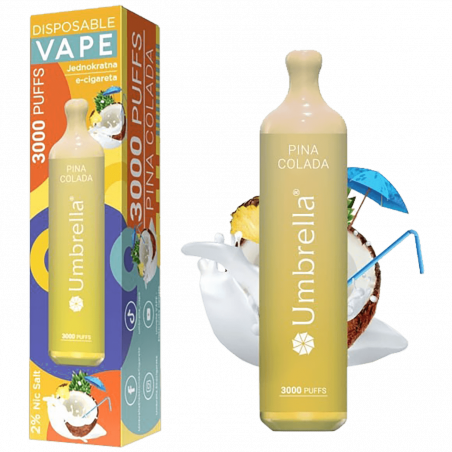 Umbrella Cigareta elektronska, jednokratna, Pina Colada 20mg - 3000 Puffs Pina Colada 20mg