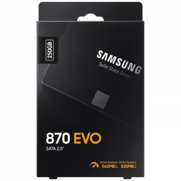 Samsung SSD Disk 2.5", kapacitet 250GB, SATA III, 870 EVO - MZ-77E250B