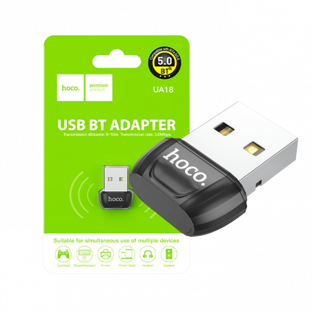 hoco. Adapter USB to Bluetooth v5.0, UA18