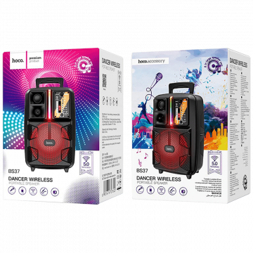 hoco. Zvučnik bežični sa mikrofonom, Bluetooth, 10 W, FM,USB,AUX - BS37 Dancer