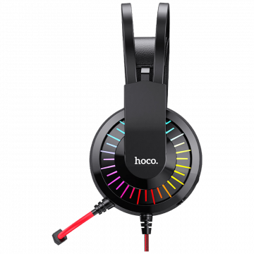 hoco. Slušalice sa mikrofonom, gaming, 3.5 mm / USB, LED - W105 Joyful