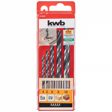 kwb Set svrdla za drvo 5/1 - 514000