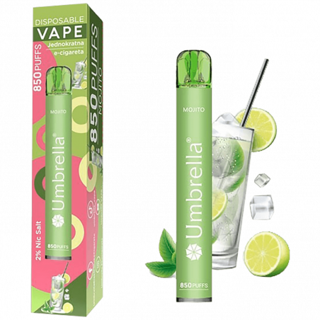Umbrella Cigareta elektronska, jednokratna,  Mojito 20 mg - 850 Puffs Mojito 20 mg