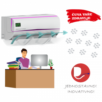 ZED electronic Usmjerivač zraka klime, 18.000 do 24.000 BTU - AC DEFLECTOR-1824