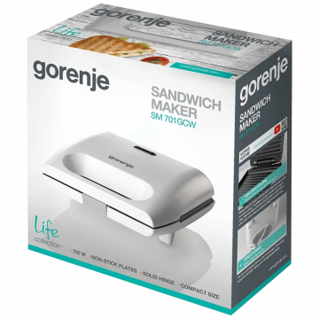 Gorenje Sendvič Toster, 700 W - SM701GCW
