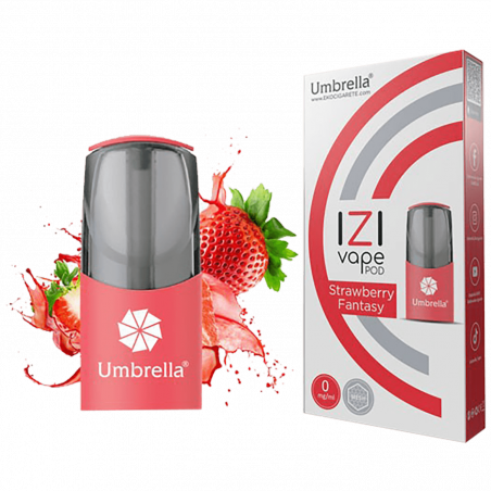 Umbrella Tekućina za e-cigarete, Izi Vape Pod Strawberry Fantasy 0mg