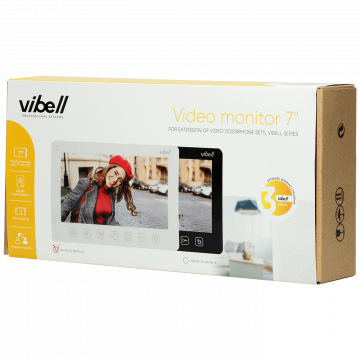 Vibell Video interfon, unutarnja jedinica, Vibell series - OR-VID-EX-1057MV/W