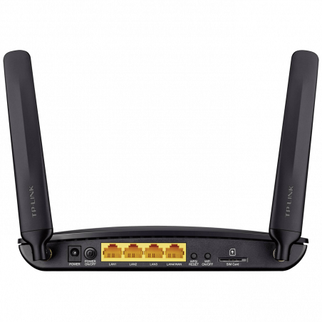 TP-LINK 3G/4G LTE Wireless N Router, 4 porta, microSIM slot, 300Mbps - TL-MR6400