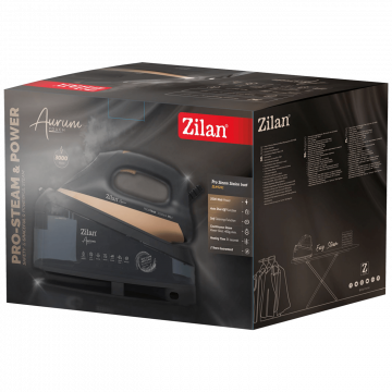 Zilan Pegla na paru sa parnom stanicom, 3000W, Aurum Touch - ZLN4261