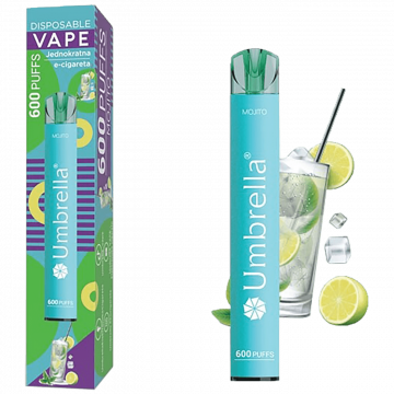 Umbrella Cigareta elektronska, jednokratna, Mojito 20mg - 600 Puffs Mojito 20mg