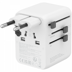 CANYON Travel Adapter OnTour 70 putni adapter EU/UK/US/AUS 70W, bijeli
