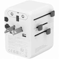 CANYON Travel Adapter OnTour 70 putni adapter EU/UK/US/AUS 70W, bijeli