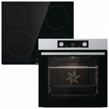 Gorenje Set ugradbena ploča ECT41SC/ugradbena pećnica BO6737E02X - Jump set (BO6737E02X + ECT41SC)