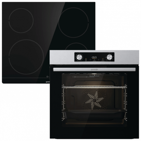 Gorenje Set ugradbena ploča ECT41SC/ugradbena pećnica BO6737E02X - Jump set (BO6737E02X + ECT41SC)