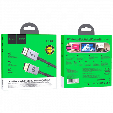 hoco. Kabl display port na display port, US04, 1 met - US04 1M